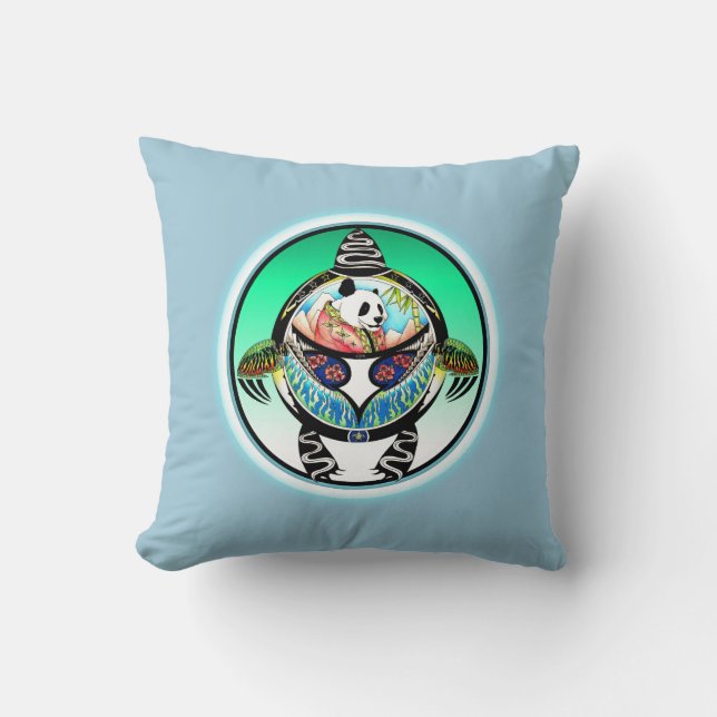 Coussin Turtle Panda (Recto)