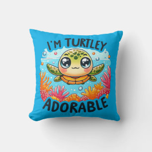 Coussin "Turtley Adorable"