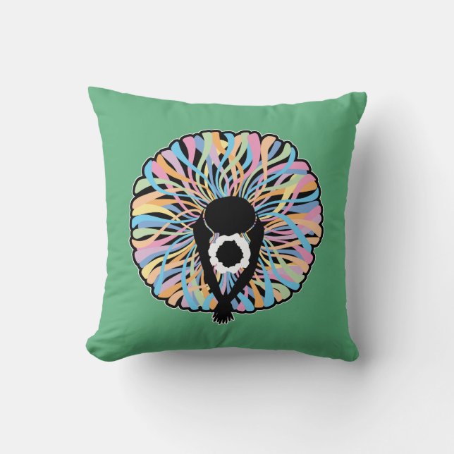 Coussin Tutu Élégant (Danseuse de Ballet) (Recto)