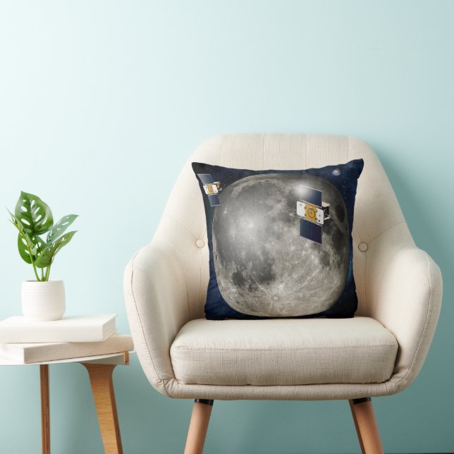 Coussin Twin Grail Spacecraft Orbitant La Lune. (Chaise)