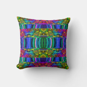 Coussin Twirlers colorés Abstraits / Poussés / Miroir x 2