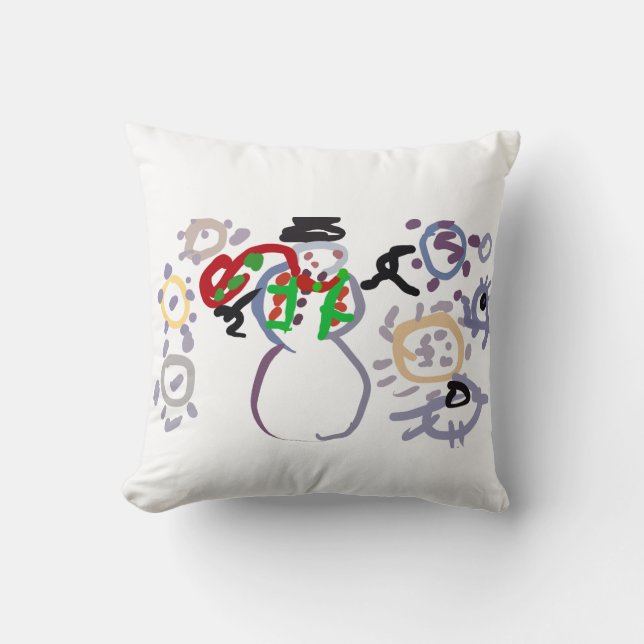 Coussin Type de bonhomme de neige (Recto)