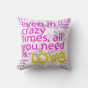 Coussin Typographie Aimer Inspiration
