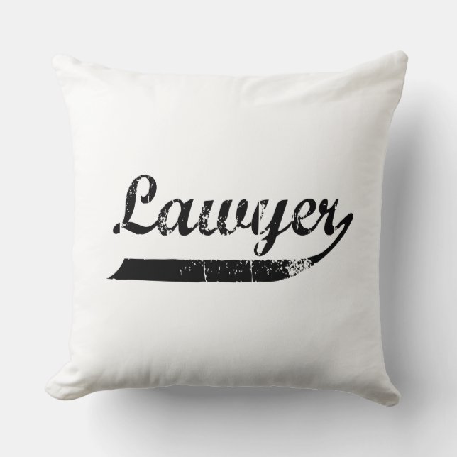 Coussin Typographie d'avocat (Recto)