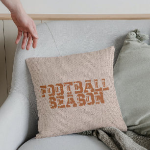 Coussin Typographie de la saison de football