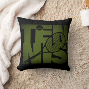 Coussin Typographie du tennis