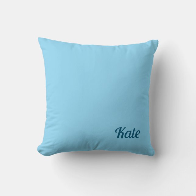 Coussin Typographie élégante moderne personnalisée  (Recto)