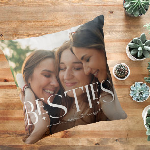 Coussin Typographie moderne 2 Besoins de photos superposit
