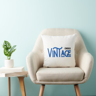 Coussin Typographie vintage
