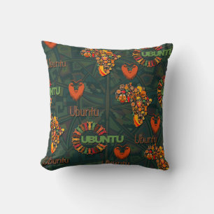 Coussin Ubuntu - Je le suis parce que nous le sommes.