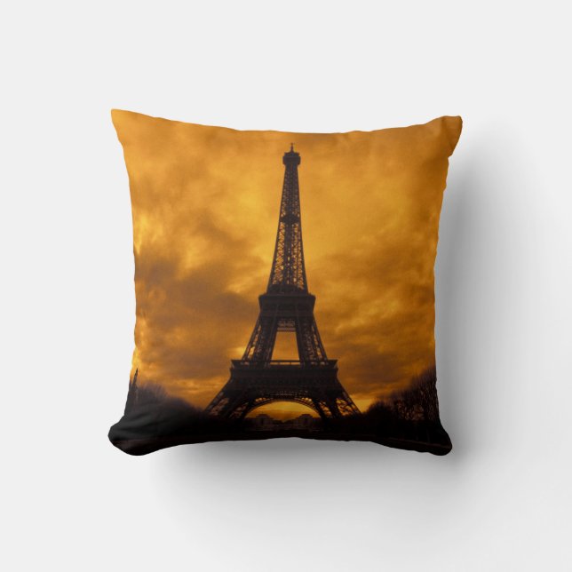 Coussin UE, France, Paris. Tour Eiffel. (Recto)