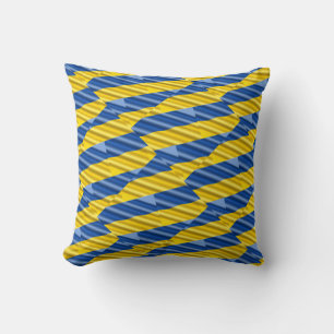 Coussin Ukraine bleue et jaune Inspiration de la paix anti