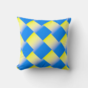 Coussin Ukraine bleue et jaune Inspiration de la paix anti