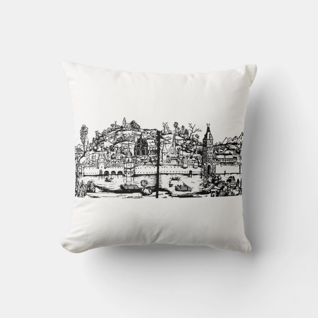 Coussin Ulm ville de Bade-Wurtemberg en Allemagne (Recto)