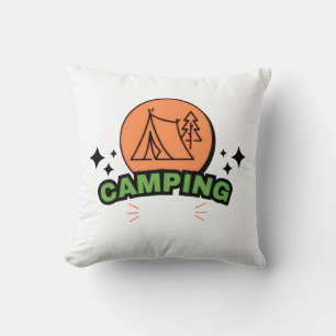 Coussin Ultime aventure de camping   Évasion dans la natur