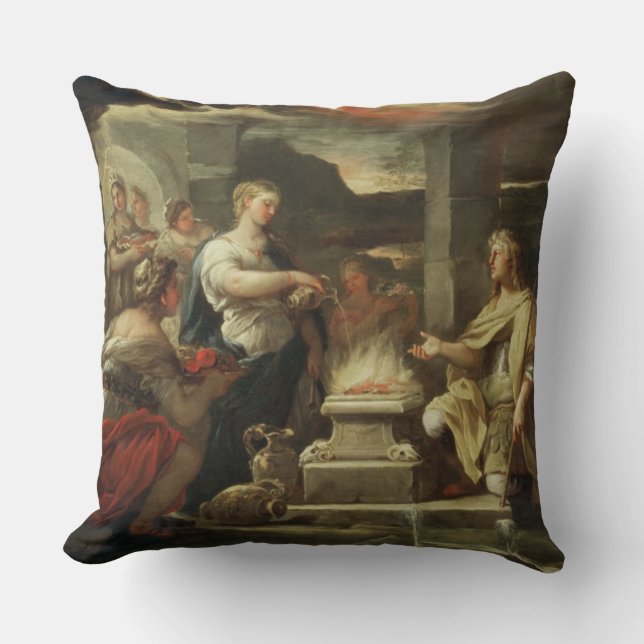 Coussin Ulysse et calypso (Recto)