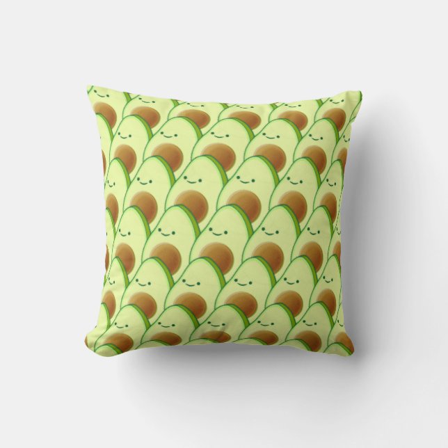 Coussin Un adorable Avocado (Recto)