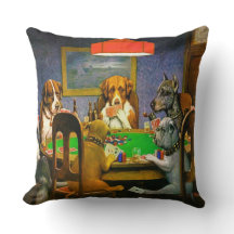 Un ami dans le besoin Chiens jouer au poker