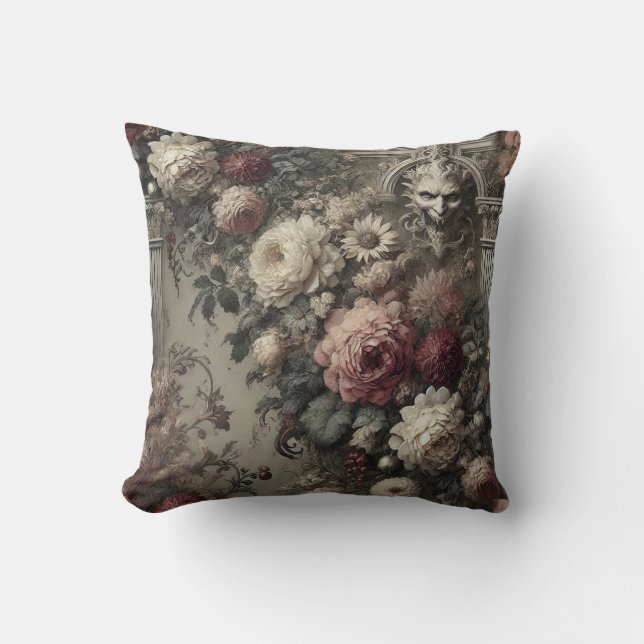 Coussin Un après-midi avec Bram Stoker - gothique victorie (Recto)