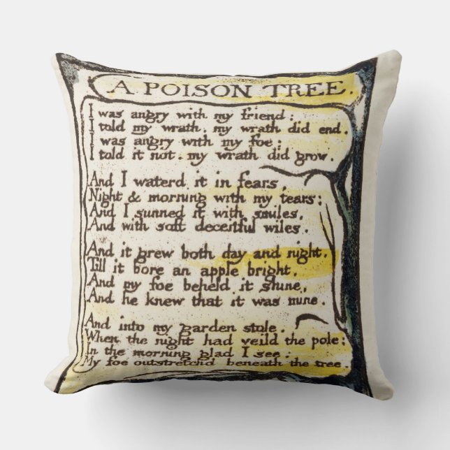 Coussin "Un arbre de poison", plaquent 50 (Bentley 49) des (Recto)