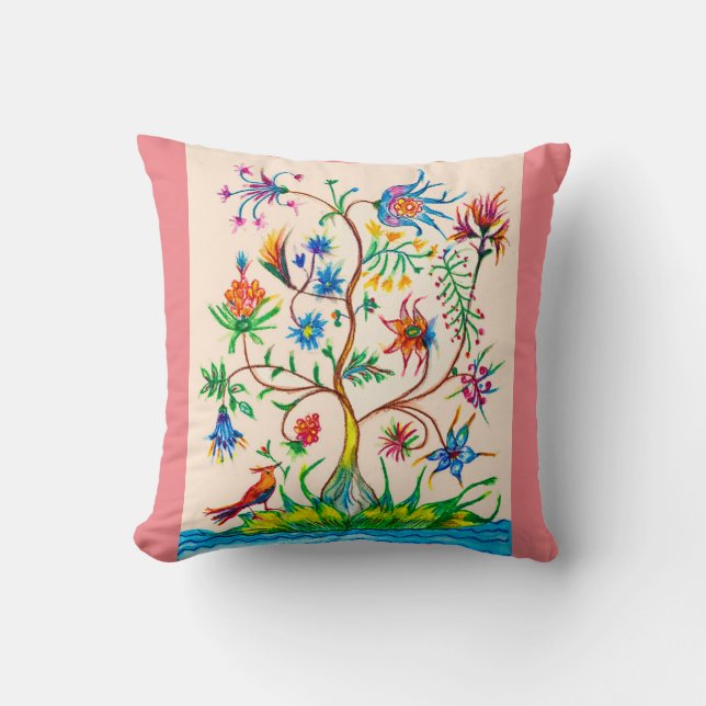 Coussin Un arbre de vie (Recto)
