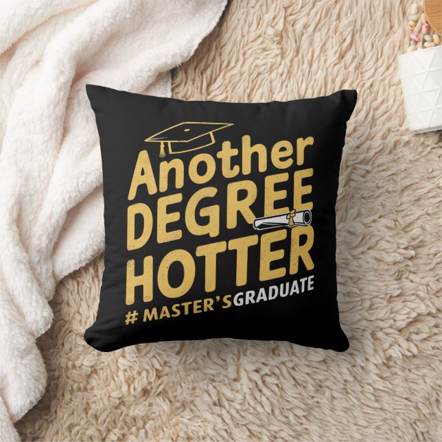 Coussin Un autre diplôme Hotter Master's Graduation (Couverture)