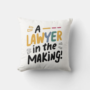 Coussin Un avocat en devenir 