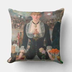 Coussin Un bar aux Folies-Bergère Edouard Manet