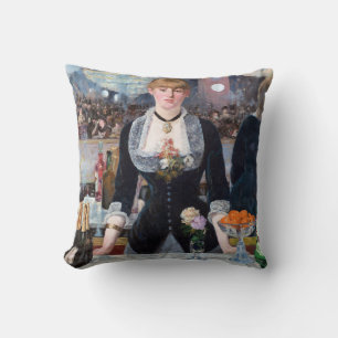 Coussin Un bar aux Folies-Bergere, Manet