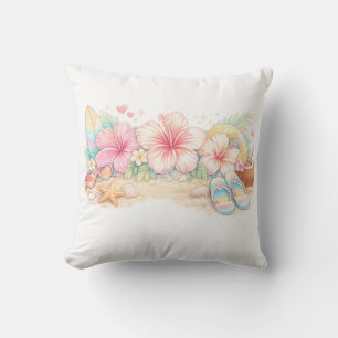 Coussin Un beau design estival inspiré des fleurs