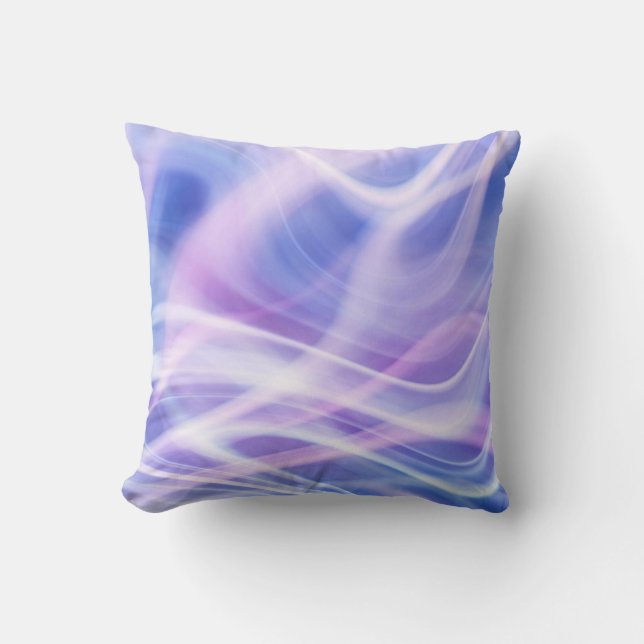 Coussin Un brouillard pastel mystique (Recto)