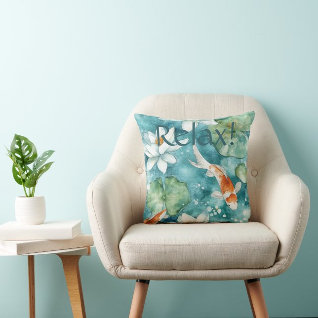 Coussin Un cadeau de jour pour maman ! Turquoise, Bleu, Me (Chaise)