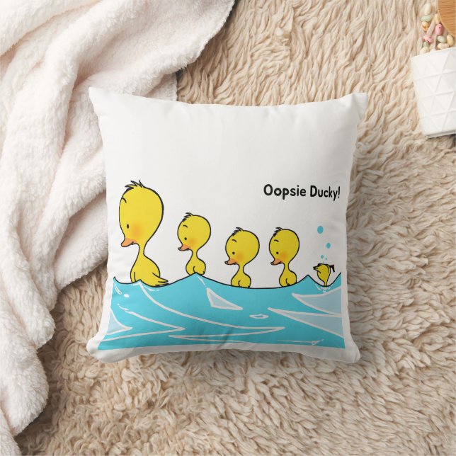 Coussin Un canard sot fait un éclat (Couverture)