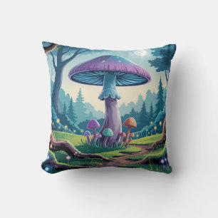 Coussin Un champignon violet