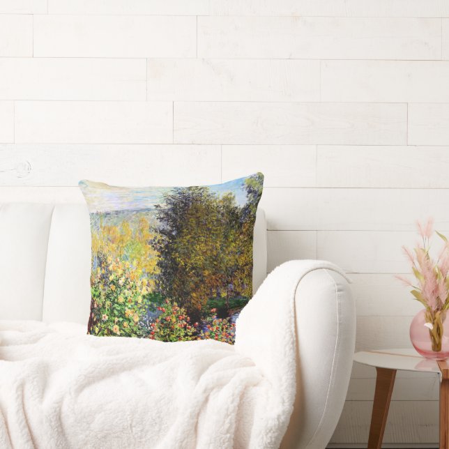 Coussin Un coin du jardin à Montgeron (Canapé)