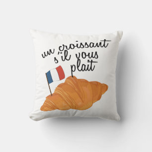 Coussin Un Croissant S'il Vous Plait - Français