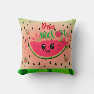 Coussin Un Dans Un Melon Watermelon Graines Pastel Green P