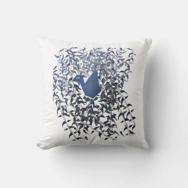 Coussin un de paon (Recto)