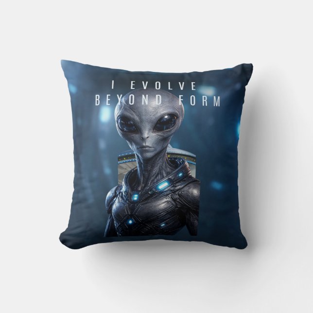 Coussin Un design d'oreiller futuriste exprimant la croiss (Recto)