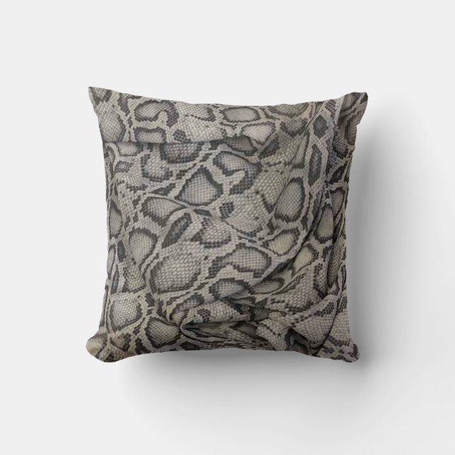 Coussin Un design peau de serpent une dose d'élégance sans (Recto)
