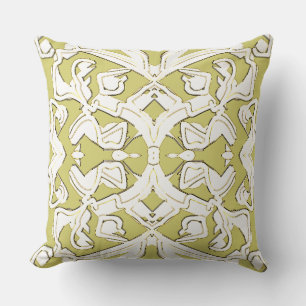 Coussin Un élégant modèle de tissu multicolore classique