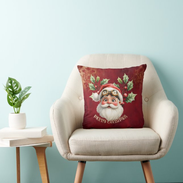 Coussin Un faux steampunk père Noël (Chaise)