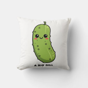 Coussin Un gros cornichon Citation drôle et mignonne pour