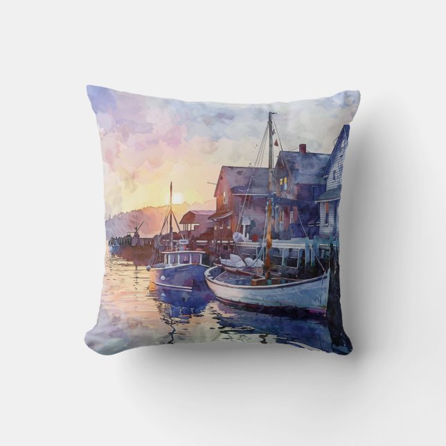 Coussin Un havre paisible (Recto)
