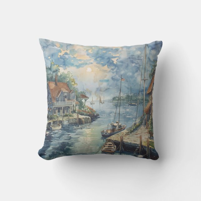 Coussin Un havre paisible (Recto)