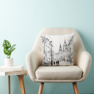 Coussin Un hommage cosy à la ville des Cent Spires