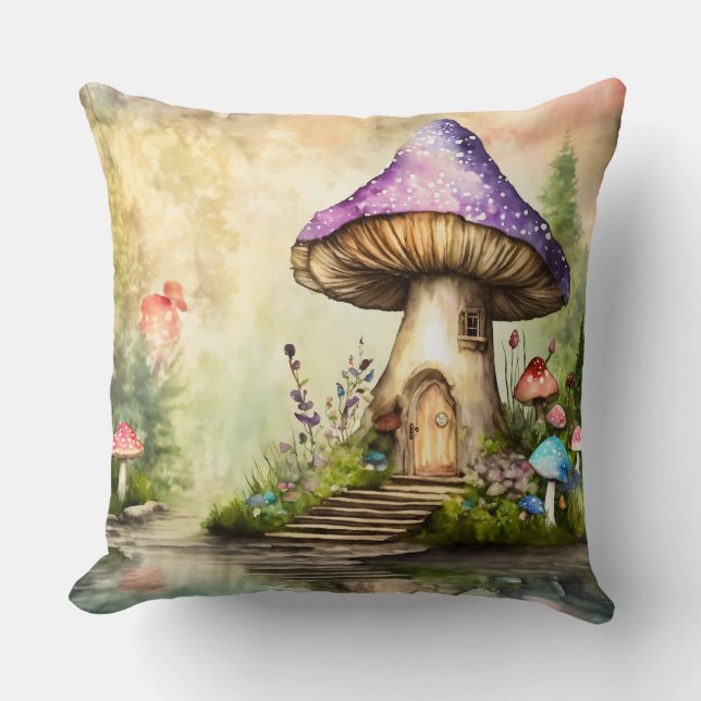 Coussin Un jardin de rêve de Gnome (Recto)