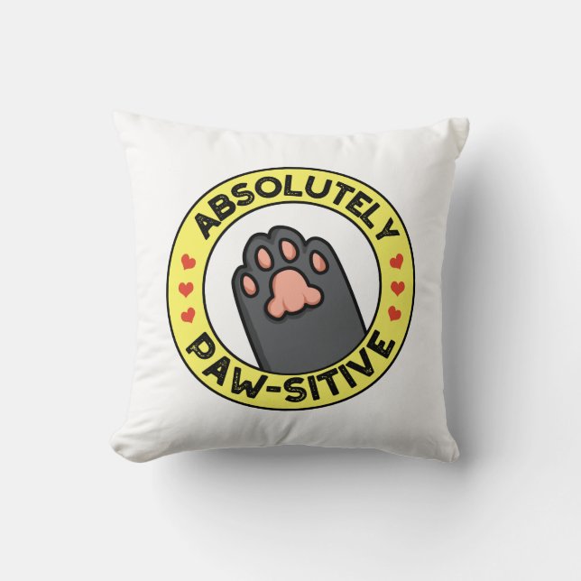 Coussin Un jeu de mot amusant et absolument péjoratif (Recto)
