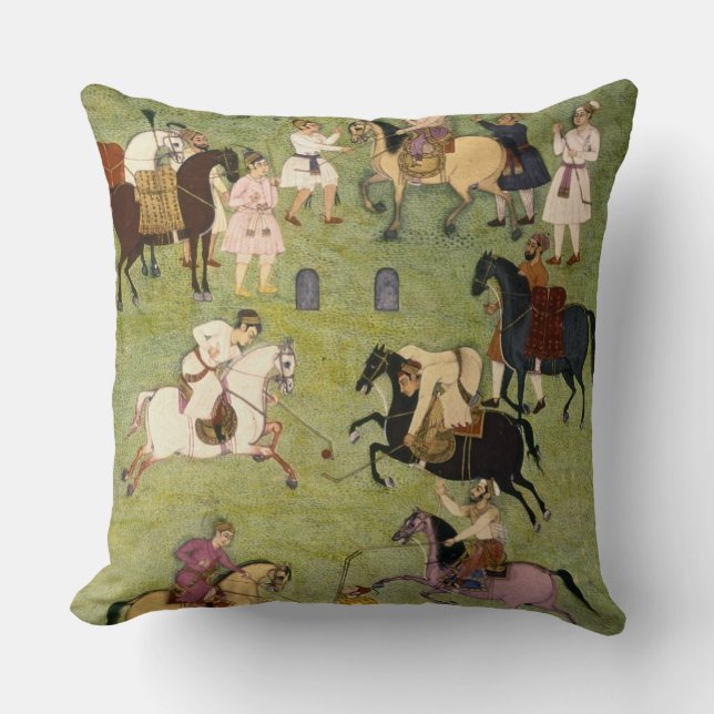 Coussin Un jeu de polo, du grand album de Clive (Recto)