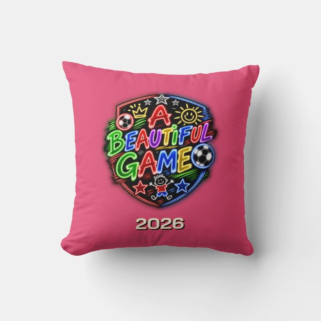 Coussin Un jeu magnifique pour les enfants (Recto)